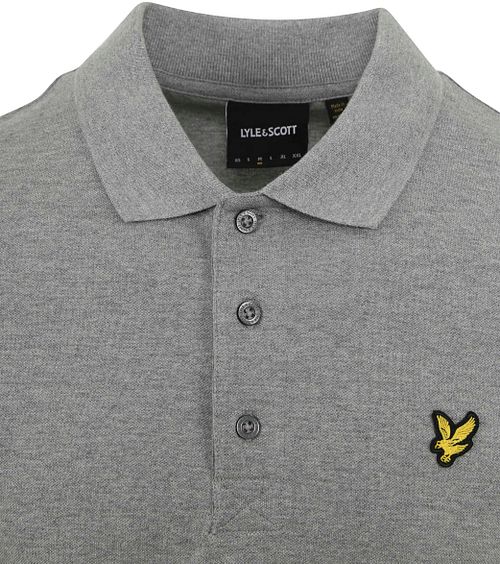 Lyle and Scott Longsleeve Polo Grau Product / Detail