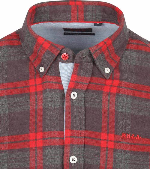 Camicia NZA Leon in flanella antracite Product / Detail