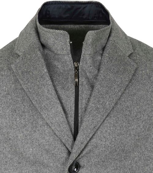 Suitable K150 Coat Wolmix Grijs Product / Detail