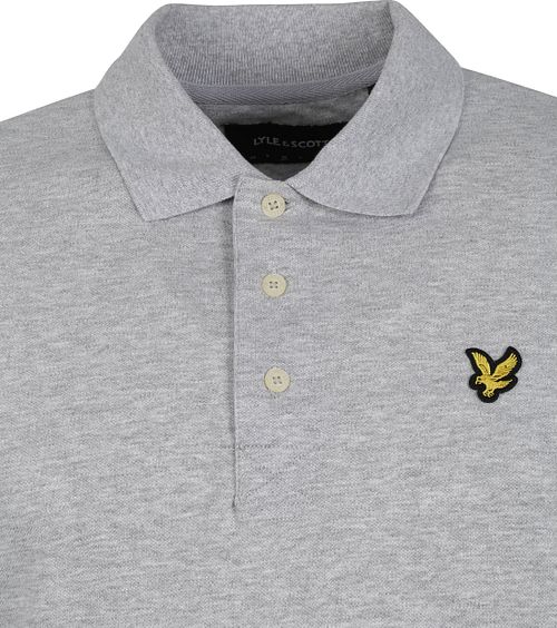 Lyle and Scott Polo Grijs Product / Detail