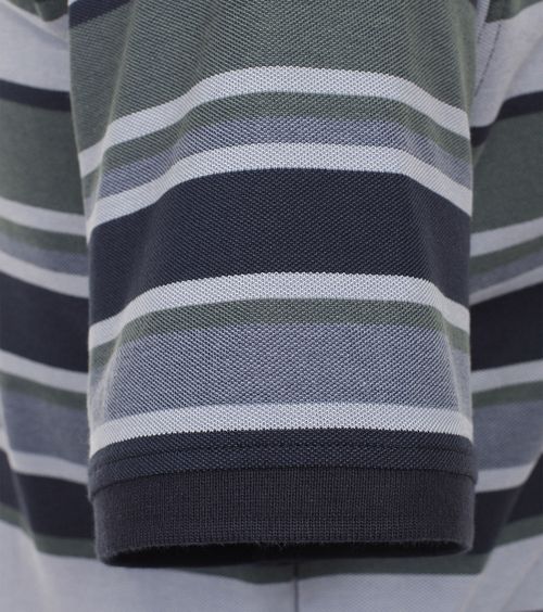 Casa Moda Poloshirt Streep Groen Product / Detail
