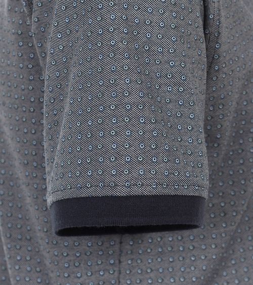 Casa Moda Polo Imprimé Gris Bleu Product / Detail