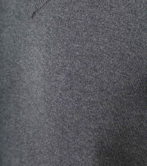 Steppin' Out Pullover Col-V Laine Merino Anthracite Product / Detail