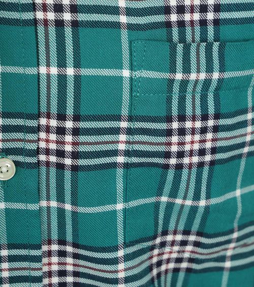 Steppin' Out Flanel Overhemd Ruit Groen Product / Detail
