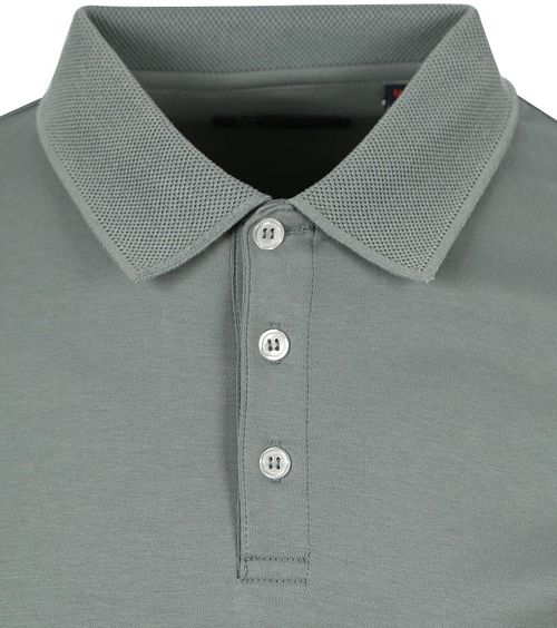 Suitable Flydende Poloshirt Grøn Product / Detail