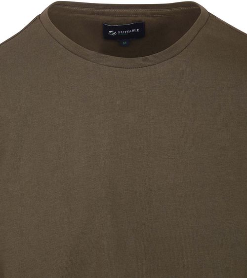 Suitable Respect T-shirt Jim Olijf Groen Product / Detail