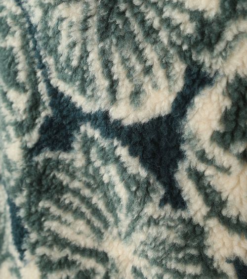 Scotch and Soda Polarfleece Half Zip Pullover i mørkegrøn Product / Detail