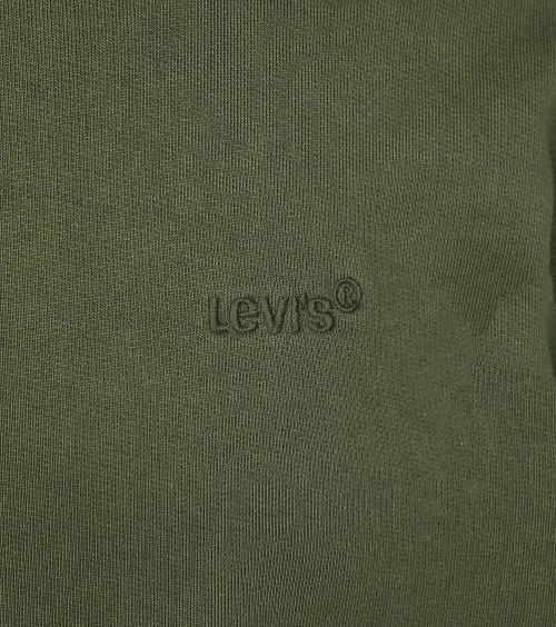Levi's Sweater Authentic Logo Olijfgroen Product / Detail