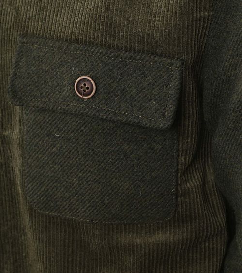 Anerkjendt Overshirt Akoscar Corduroy Mix Olivine Product / Detail