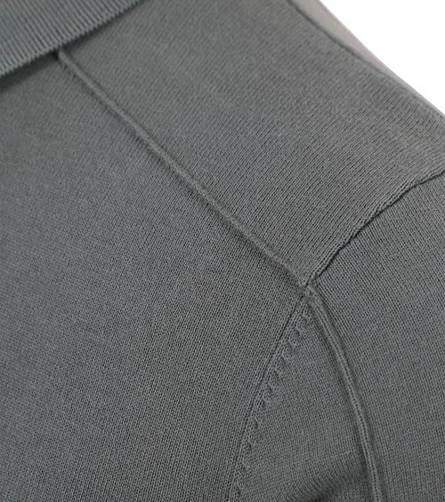 Blue Industry stickad piké-polo i grönt Product / Detail