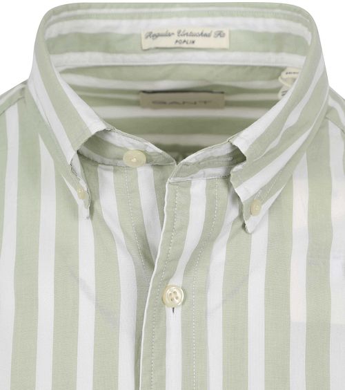 Gant College Shirt Stripe Light Green Product / Detail
