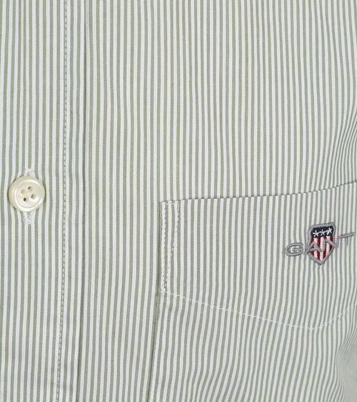 Gant Poplin Banker Skjorta Randig Grön Product / Detail