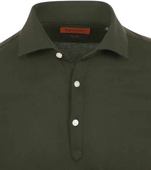 Suitable Camicia Poloshirt Dunkelgrün Product / Detail