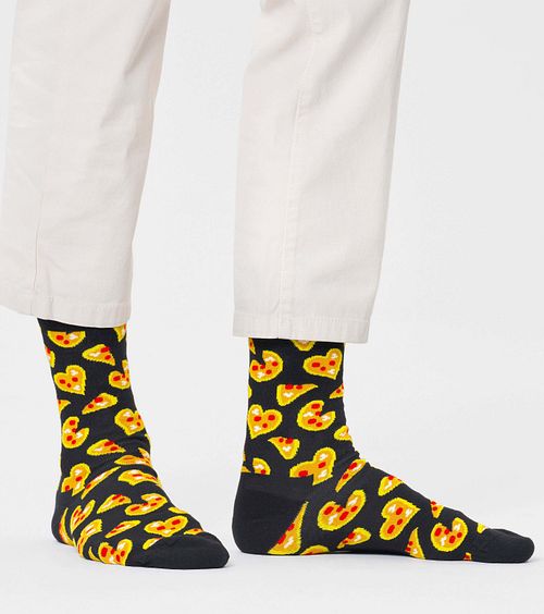 Happy Socks Strømper Pizza Love Model / Voorkant