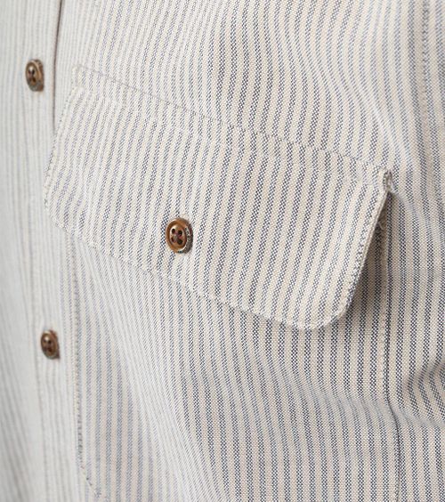 Anerkjendt Shirt Akkonrad Streifen Beige Product / Detail