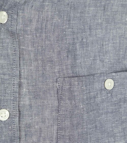 KnowledgeCotton Apparel Hemd Leinen Vintage Indigo Product / Detail