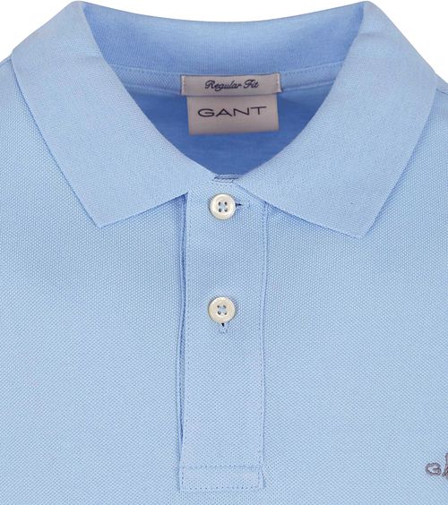 Gant Shield Piqué Poloshirt Hellblau Product / Detail