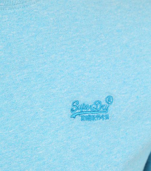 Superdry Classic T Shirt Melange Hellblau Product / Detail