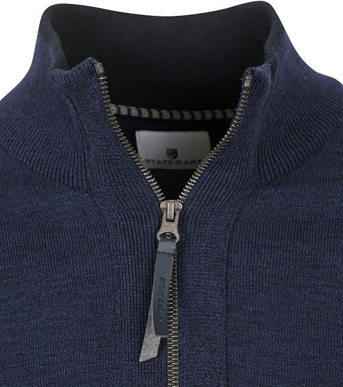 Jersey con media cremallera State of Art azul marino Product / Detail