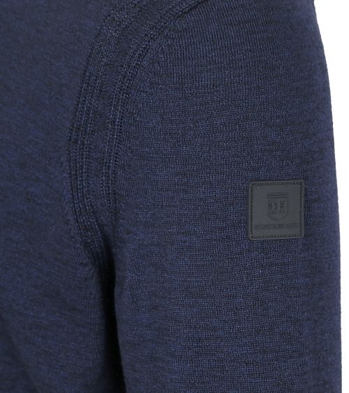Jersey con media cremallera State of Art azul marino Product / Detail