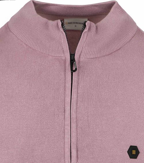 Jersey de punto Half Zip No Excess malva Product / Detail