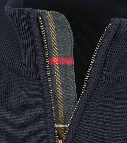 Jersey Half Zip de Barbour en azul marino Product / Detail