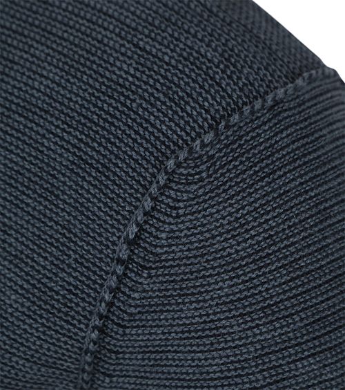 Jersey Marc O'Polo de cuello redondo en algodón/lino azul oscuro Product / Detail