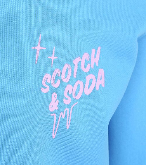 Jersey Scotch and Soda con estampado azul Product / Detail