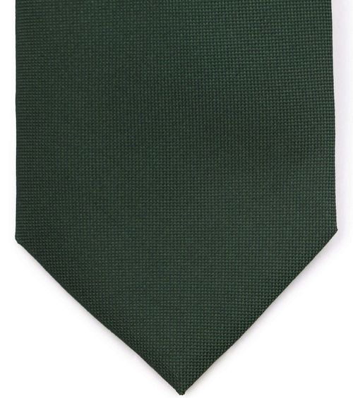 K81-22 100% Silk Tie dark green Oxf