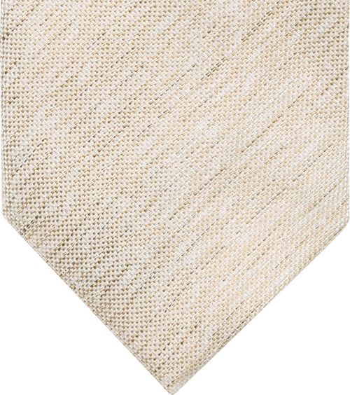 K81-6 100% Silk Tie Ecru Delave