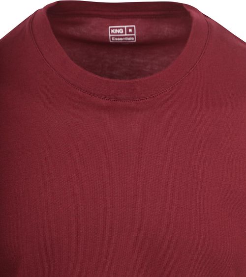 King Essentials The Steve T-Shirt burdeos Product / Detail