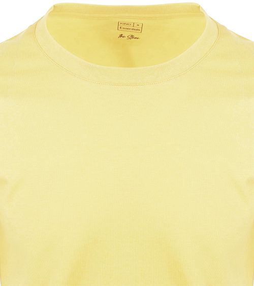 KING Essentials The Steve T-Shirt amarillo claro Product / Detail
