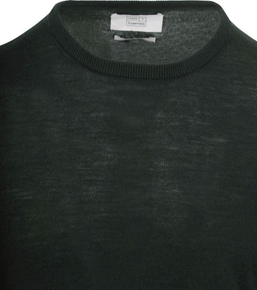 KING Essentials The John Pullover de merino verde oscuro Product / Detail