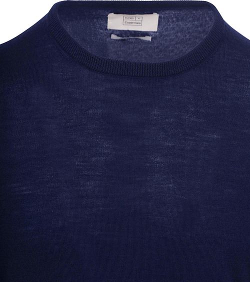 King Essentials The John Pullover de merino en azul marino Product / Detail