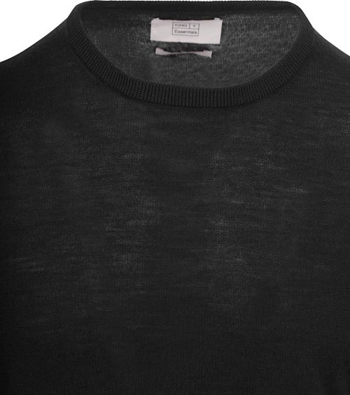 KING Essentials The John Pullover de merino negro Product / Detail