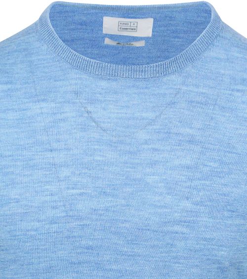 King Essentials The John Pullover Merino Light Blue Product / Detail
