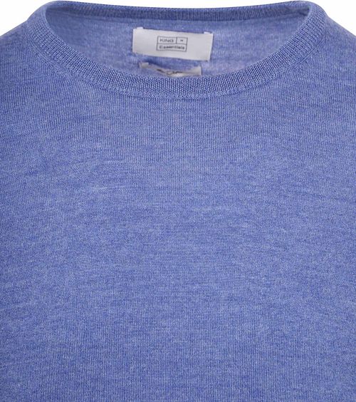 King Essentials The John Pullover Merino Mid Blue Product / Detail