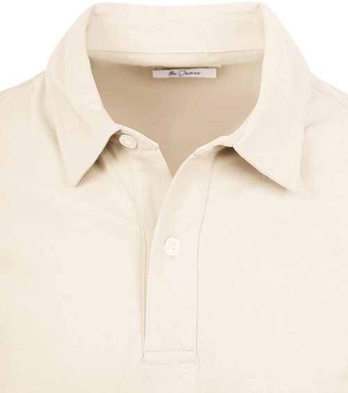 King Essentials The James Poloshirt Ecru Product / Detail