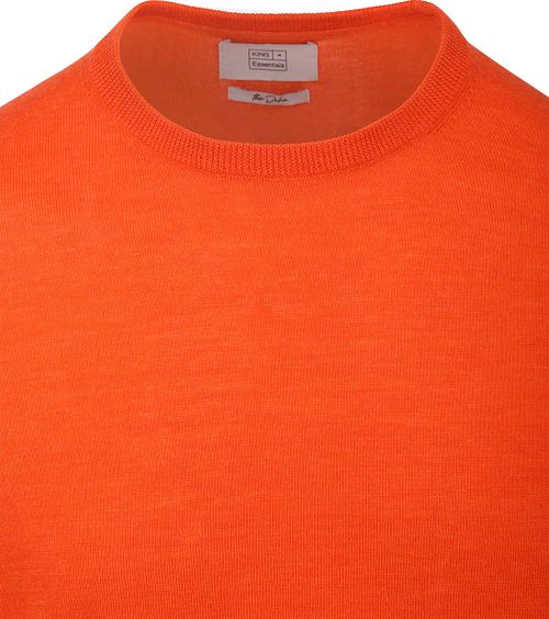 King Essentials The John Pull Merino Orange Product / Detail