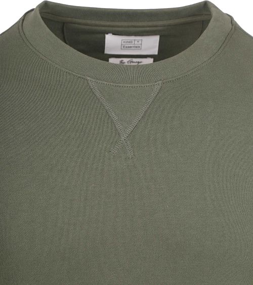 KING Essentials The George Sweater Olivgrün Product / Detail