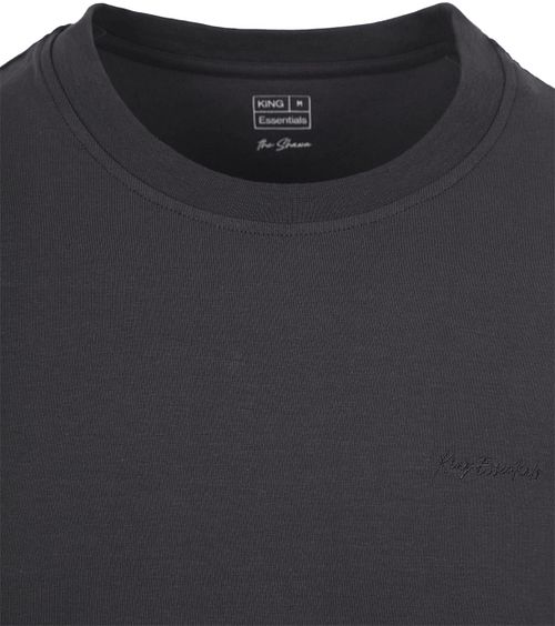 King Essentials The Shawn T-Shirt Antraciet Product