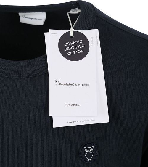 KnowledgeCotton Apparel Elm Tröja Mörkblå Product / Detail