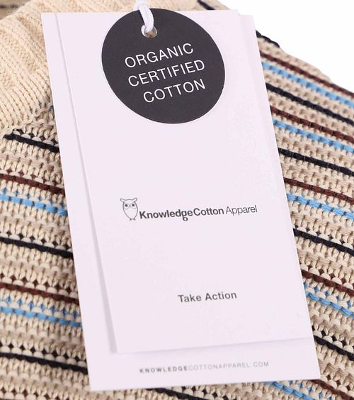 KnowledgeCotton Apparel Sweater Striber Multifarvet Product / Detail