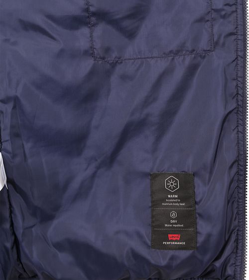 Levi's dwurzędowy płaszcz typu peacoat granatowy Product / Detail