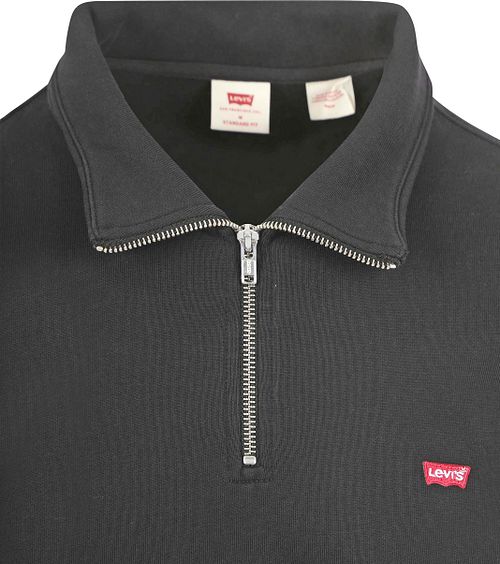 Levi's Sweater Halv Zippo Sort Product / Detail