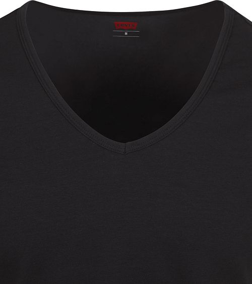 Levi's T-Shirt V-Hals Svart 2-Pack Product / Detail
