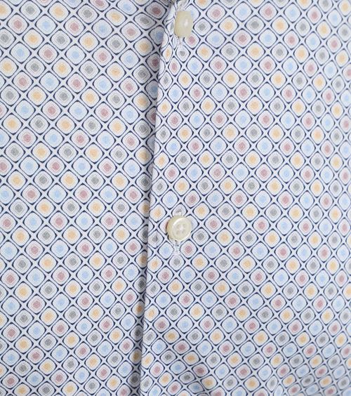 Desoto Hemd Print Lichtblauw Product / Detail