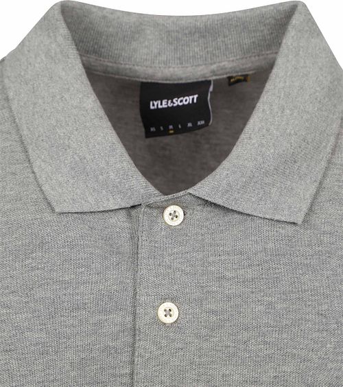 Lyle and Scott Polo Plain Grigio Product / Detail
