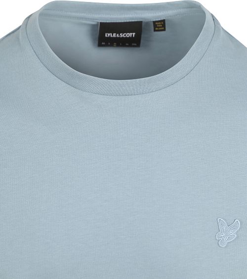 Lyle and Scott T-shirt Plain Ash Bleu Product / Detail