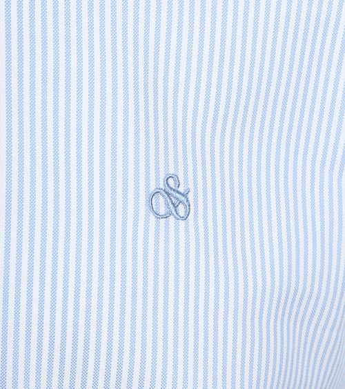 Scotch and Soda Skjorte Stribe Lys Blå Product / Detail